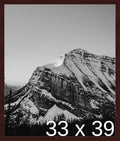 Frame It Easy 33 x 39 Merlot Wood Frame by FrameItEasy