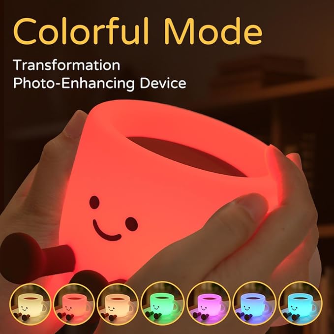 QANYI Coffee Cup Night Light, Gifts - Image 3