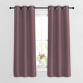 NICETOWN Dry Rose Bedroom Curtains 63 inch Length 2 Panels Set by NICETOWN