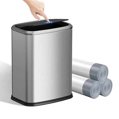 2.1 Gallon Bathroom Trash Can by KHMMGK