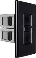 OSD Audio 300W Sleek, Minimalist Design in Wall Volume Control, Slider Black by OutdoorSpeakerDepot