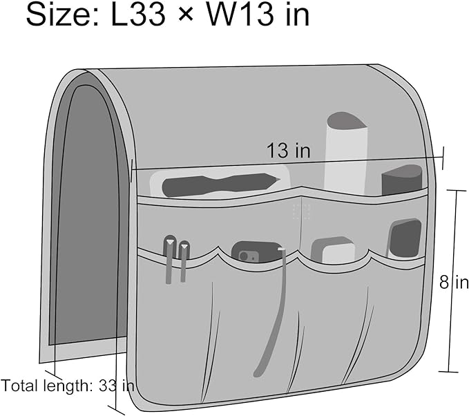 SYSOV Sofa Armrest Organizer, Remote Control Holder - Image 6