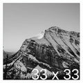 Frame It Easy 33 x 33 White Wood Frame by FrameItEasy