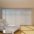 Blindify Motorized Vertical Blinds, Light Filtering Sliding Door Shades by BlindifyOffical