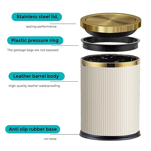 4 Gallon Bathroom Trash Can - Image 4