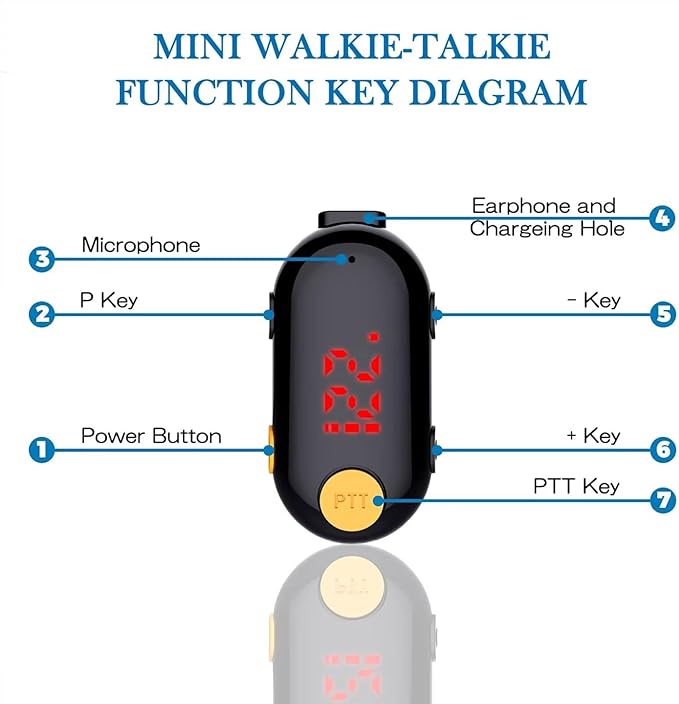 ELIDAIP T-M9 Super Mini Walkie Talkies - Image 5