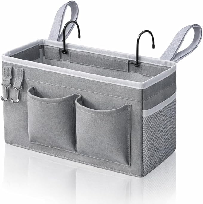 1pcs Bedside Caddy Hanging Storage Bag, Organizer Baskets by KANRICHU