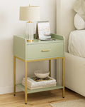 Masupu Nightstand, Bedside Table 3-Tier Modern Night Stand by Masupu