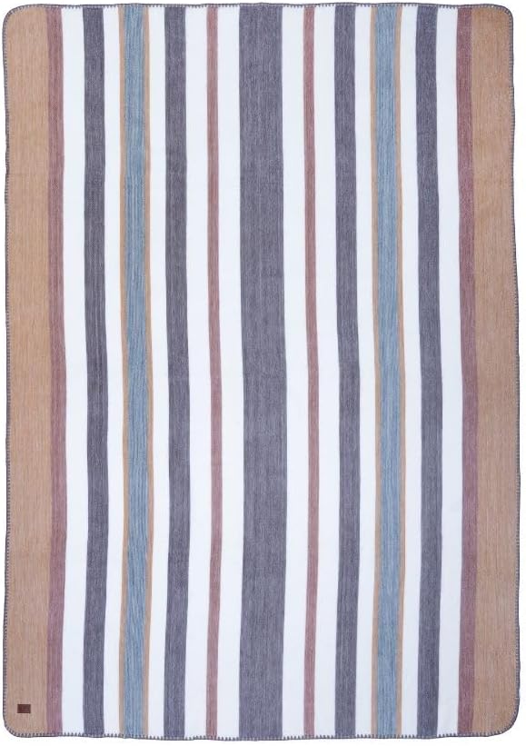 QISU Alpaca Wool Blanket Throw | Large, Variegated | 85 x 65 inches | Ultra-Soft - Image 3