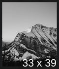 Frame It Easy 33 x 39 Black Grain Wood Frame by FrameItEasy