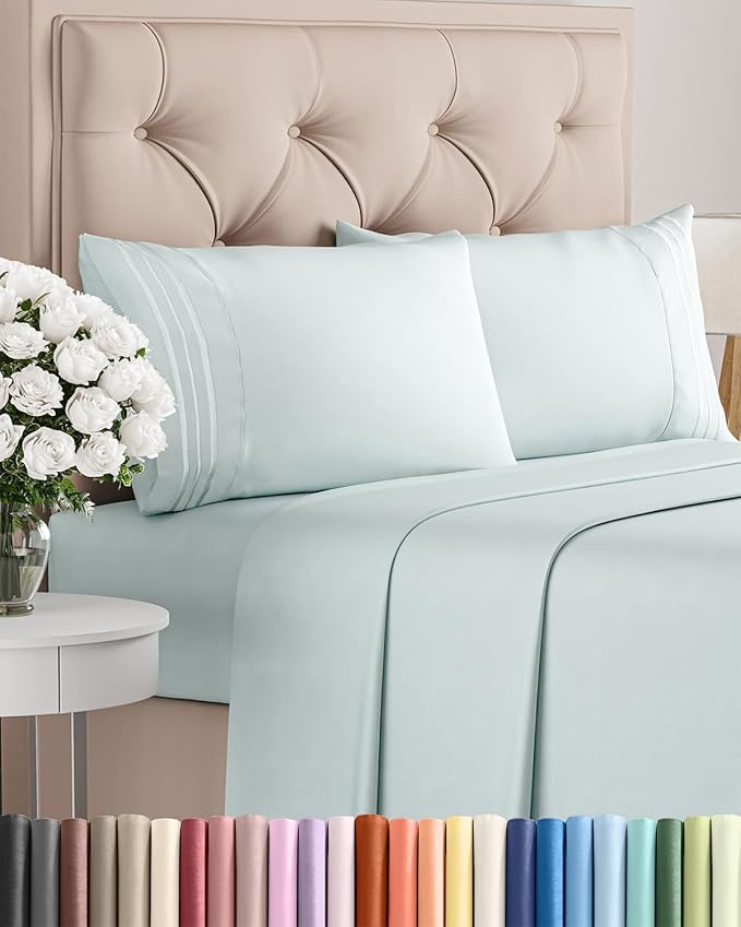 Cal King Size 4 Piece Sheet Set by CGKUnlimited