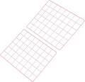 PATIKIL 12"x16" Wire Grid Panel, 2 Pack Board Photo Pictures Memo Display Grid by PATIKIL