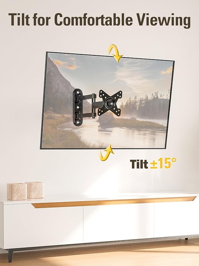 Mounting Dream UL Listed Full Motion Monitor Wall Mount TV Bracket - Image 5