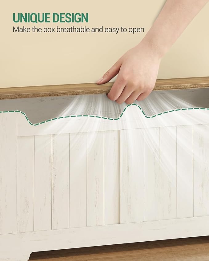 Hzuaneri 39.4" Storage Chest, Storage Bench Trunk - Image 6