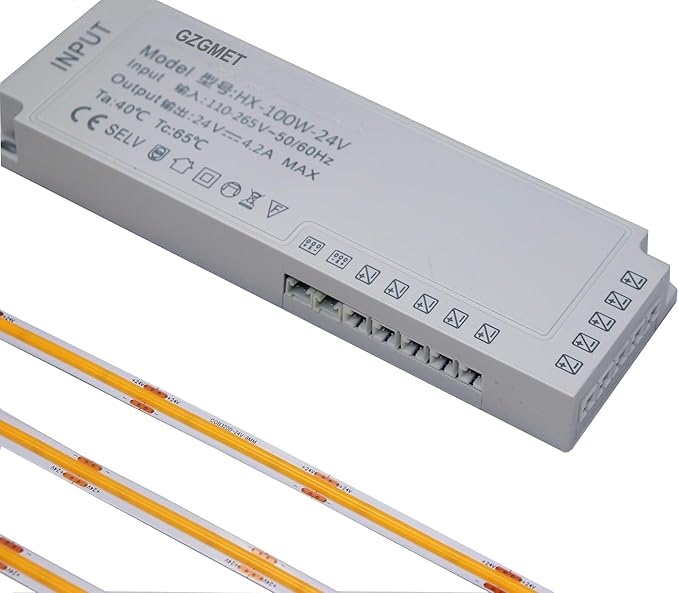 Under Cabinet Lights Kit, Ultra Thin COB LED Cabinet Strips, Bright Under by LightingsManufacturer