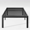 Hunlostten 18in Heavy Duty Twin Bed Frame No Box Spring Needed, Metal Platform by Hunlostten
