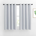 NICETOWN Greyish White Room Darkening Curtains by NICETOWN