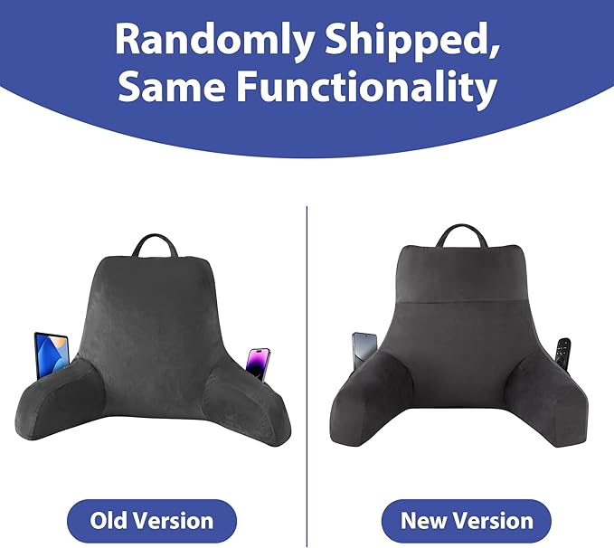 IPYNBAP Back Pillow for Bed Sitting up, Reading Pillow for Sitting in Bed Adult - Image 3