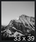 Frame It Easy 33 x 39 Black Wood Frame by FrameItEasy