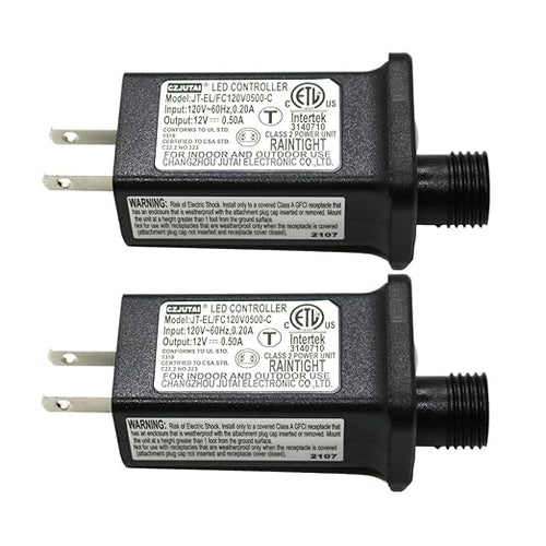 2 Pcs 8 Mode Light LED Transformer 12V LED Controller Class 2 Power Supply by Dreamworth