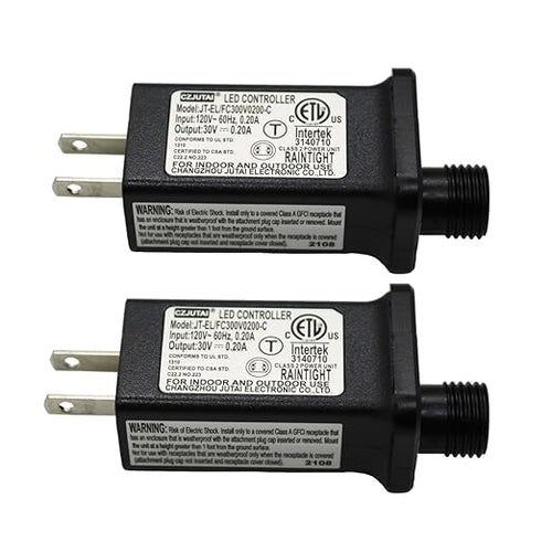 2 PCS 8 Mode Light LED Transformer 30V LED Controller Class 2 Power Supply by Dreamworth