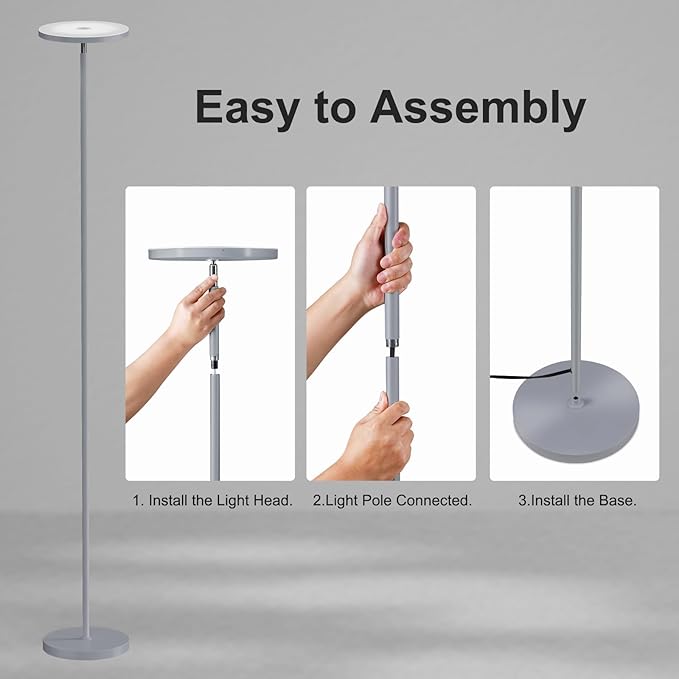 SUNMORY Floor Lamps for Living Room, 32W/3000LM Super Bright LED Floor Lamp - Image 7