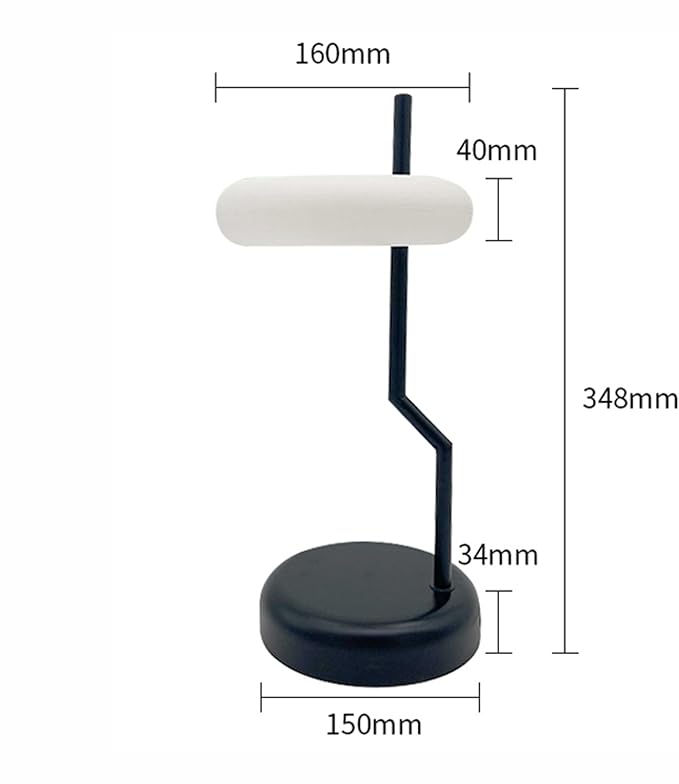 Small Bedside Table Lamp for Bedroom, Touch Control Nightstand Light, Dimmable - Image 6