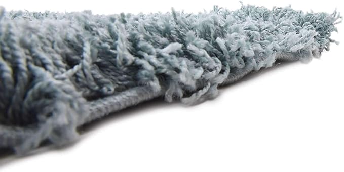 Unique Loom Solid Shag Collection Area Rug - Image 9