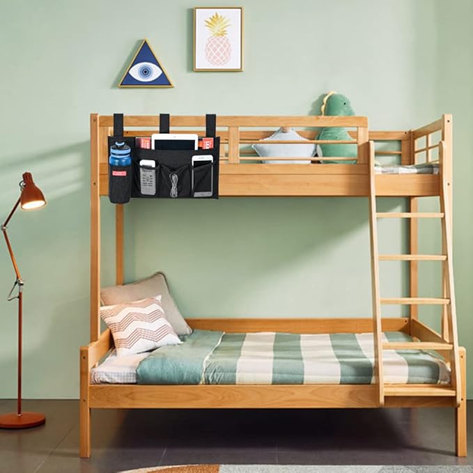 Zafit Linen Bedside Caddy, Bedside Storage Organizer - Image 7