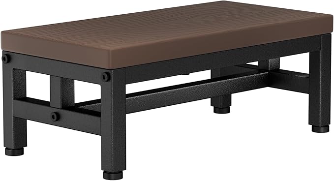 Y&M One Step Stool for Adults Kids, Adjustable Non-Slip Foot Stool by YM