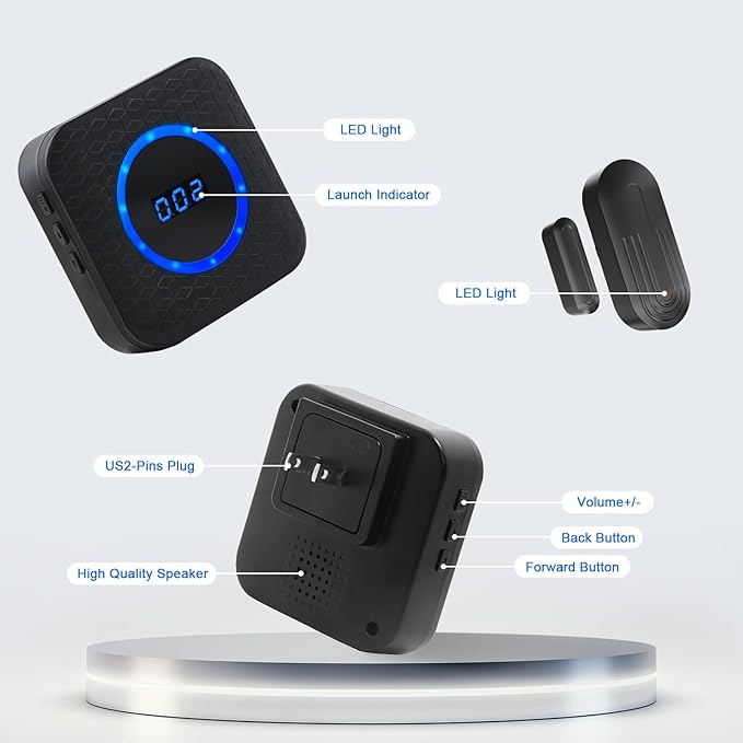 Wireless Door Chime for Business When Entering Door Alarm - Image 9