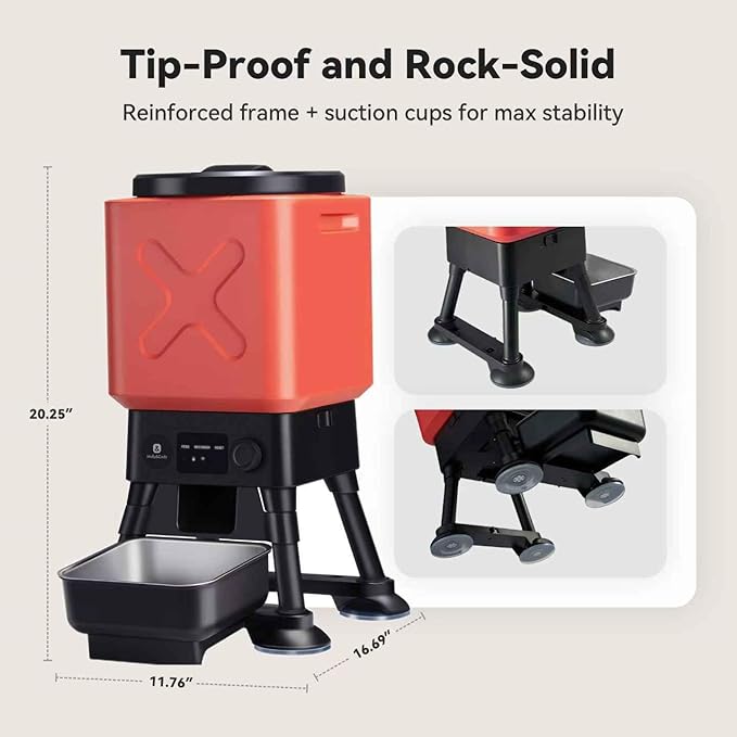 14L Automatic Dog Feeder for Large Breed – Extra Large Capacity, Anti-Blockage - Image 4