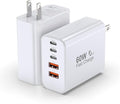 TZBAY 2-Pack 60W USB C Charger Block, 5-Port Fast Wall Charger Station by TZBAY
