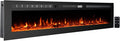 CharaVector 80 inch 750W/1500W Electric Fireplace Inserts by CHARAVECTOR