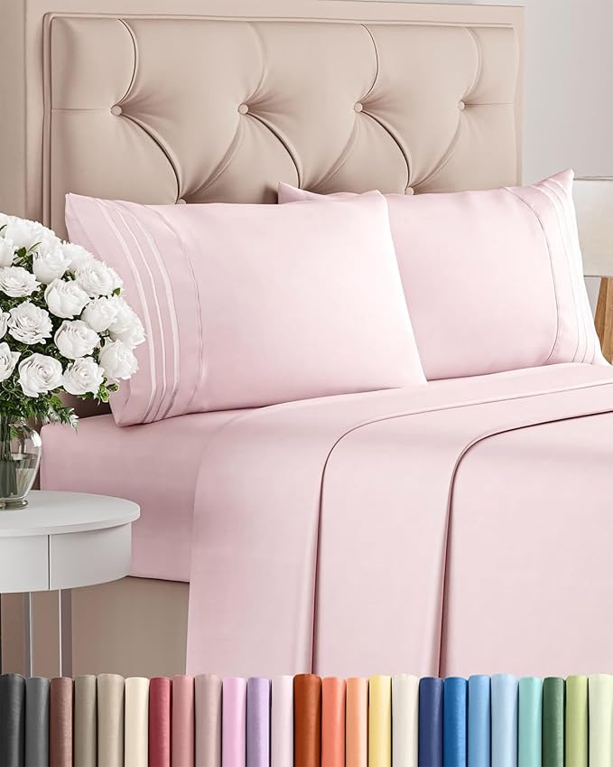 Queen Size 4 Piece Sheet Set by CGKUnlimited