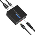HDMI ARC to Optical Converter, 192KHz ARC to Optical Analog 3.5mm Audio by Ozvavzk