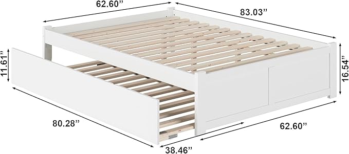 AFI Concord Queen Size Platform Bed - Image 2