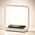 WILIT Bedside Lamp with Qi Wireless Charger, A13 Table lamp 3 Step Dimmable by WILIT