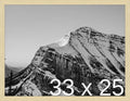 Frame It Easy 33 x 25 Wheat Wood Frame by FrameItEasy