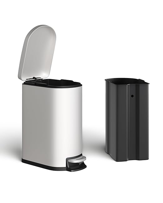 GarveeHome 13 Gal & 2.6 Gal Trash Can Combo Set, Kitchen Trash Can and Bathroom - Image 8