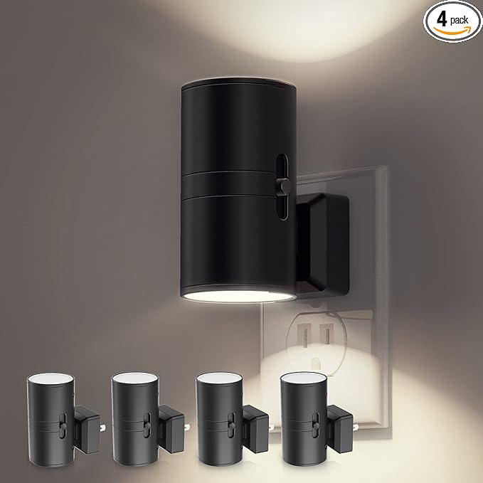 L LOHAS LED Night Light, Bright Wall Plug Night Light, 5000K Daylight White by LLOHASLED
