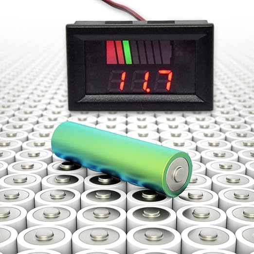 Battery Charge Level Indicator Car Battery Capacity Meter Tester Checker - Image 2