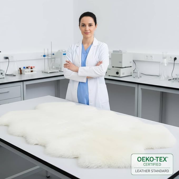 Premium Fluffy Sheepskin Rug - Image 6