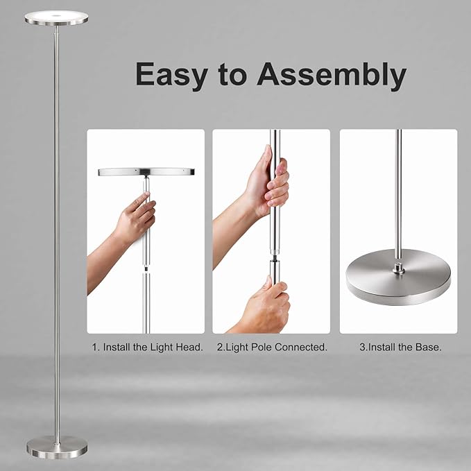 SUNMORY Floor Lamps for Living Room, 32W/3000LM Super Bright LED Floor Lamp - Image 7