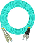 Jeirdus 5Meters 16ft SC to FC Duplex 50/125 10G OM3 Multi-Mode Fiber Optic by Jeirdus
