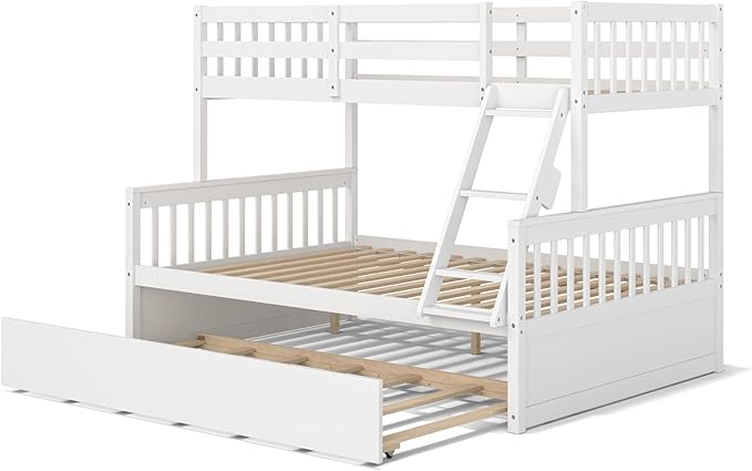 KOMFOTT Wood Twin Over Full Bunk Bed - Image 8