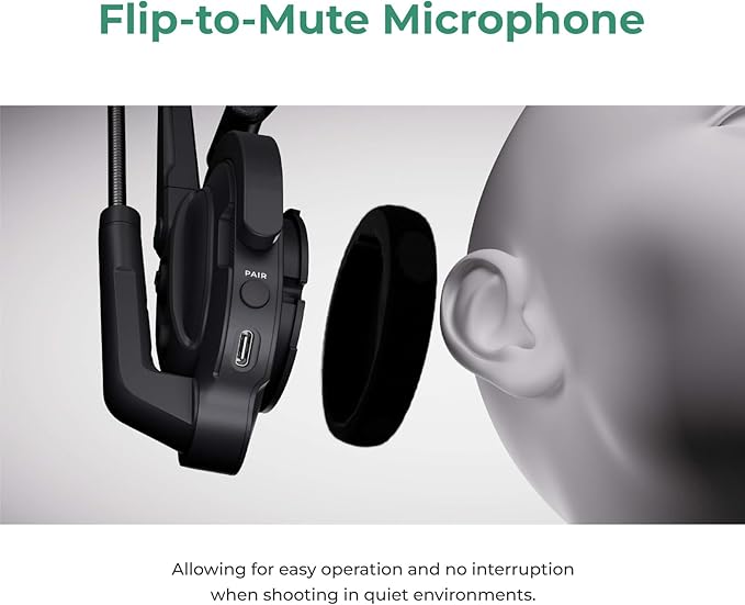 Accsoon Como MIC02-1H4R Wireless Headset Intercom System 5-Person Full Duplex - Image 5