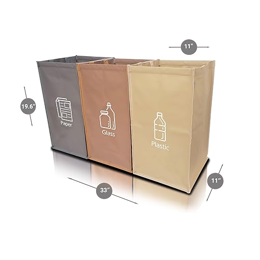 NYIKA - Recycling Organizer - Reusable Recycling Bags - Recycling Sorter - - Image 3