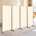4 Panel Folding Privacy Screens, 6 FT Tall Wall Divider by CHOSENM