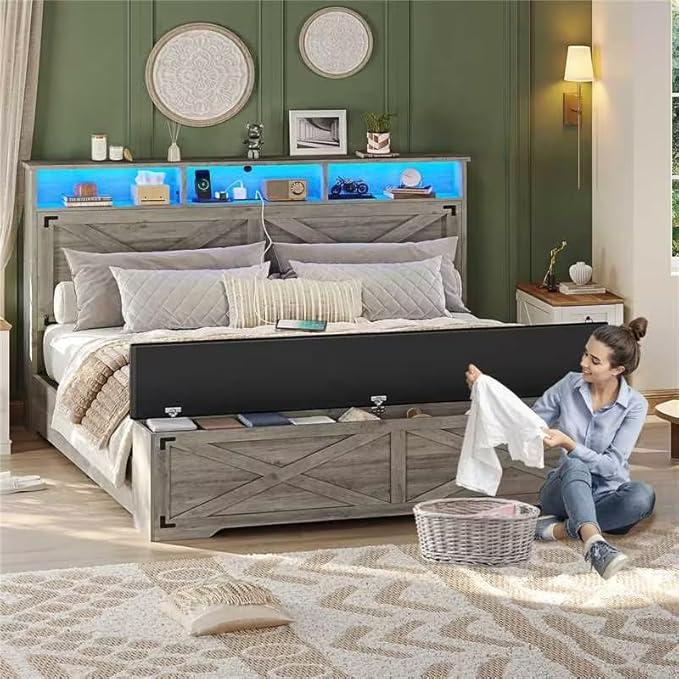 Hasuit Queen Size Bed Frame - Image 7
